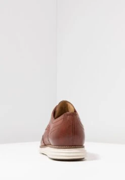 Cole Haan Original Grand Wingtip Oxford - Casual Lace-Ups - Woodbury/Ivory -Exquisite Shoes 086d68e85f6148c6ad92d4ce4f40a6ce