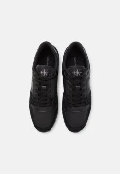 Calvin Klein Jeans Toothy Run Laceup- Trainers - Triple Black 11 Calvin Klein Jeans Toothy Run Laceup- Trainers - Triple Black -Exquisite Shoes 0af46ab11efc46a9bb9233fca81d9b4e