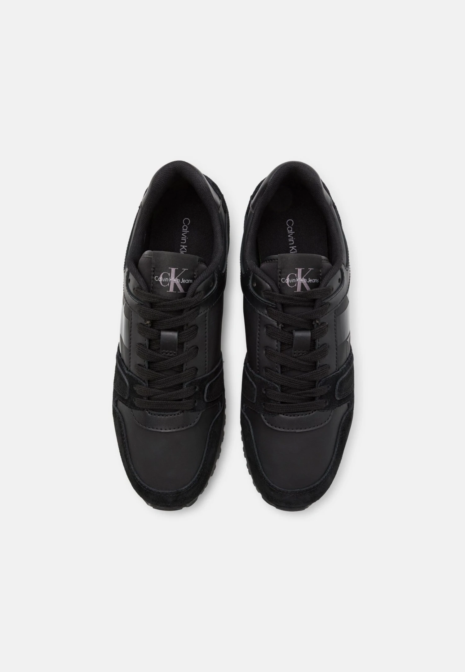 Calvin Klein Jeans Toothy Run Laceup- Trainers - Triple Black 6 Calvin Klein Jeans Toothy Run Laceup- Trainers - Triple Black - Image 4