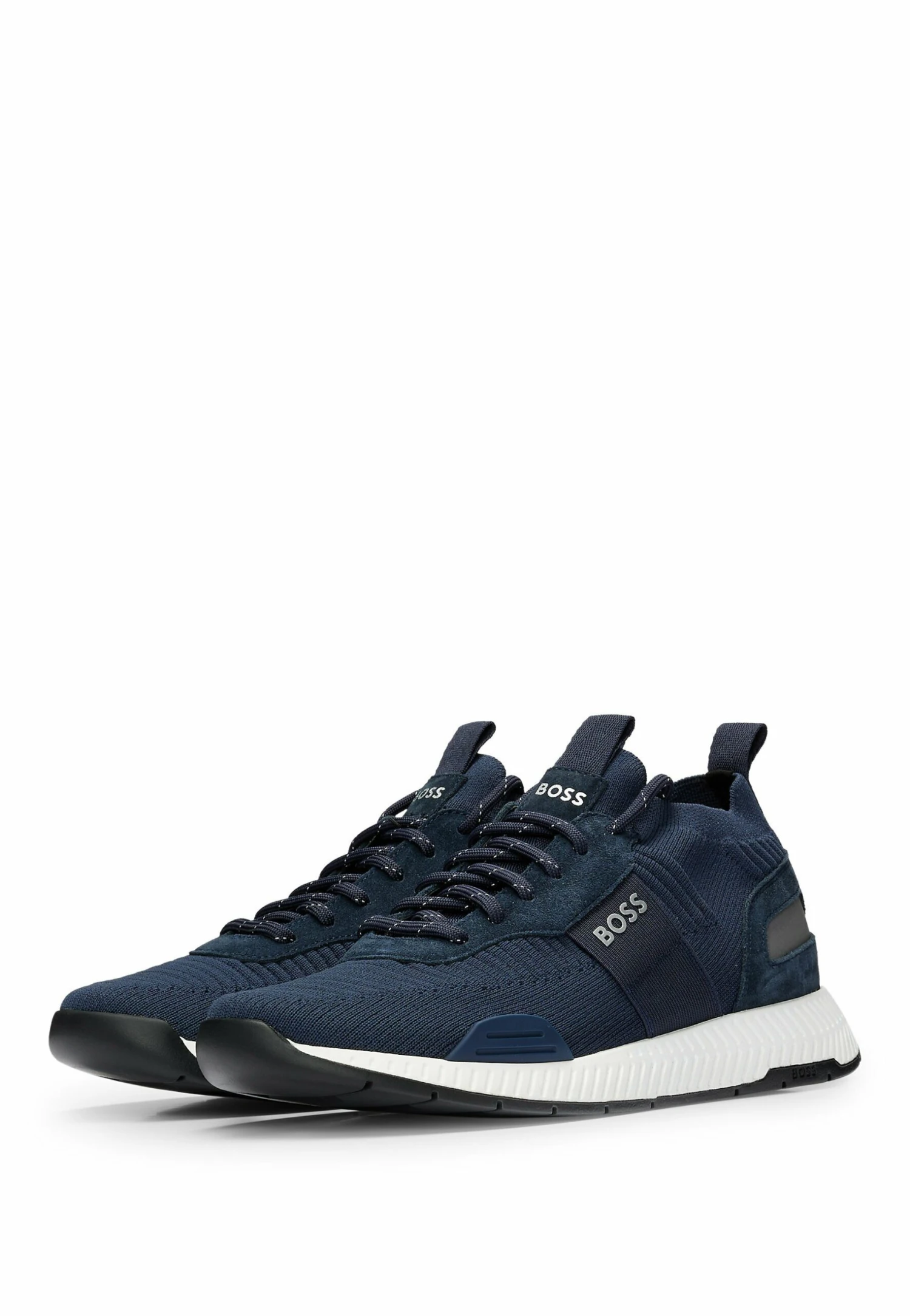 Boss Titanium Runn Knst N - Trainers - Dark Blue One 4 Boss Titanium Runn Knst N - Trainers - Dark Blue One - Image 2