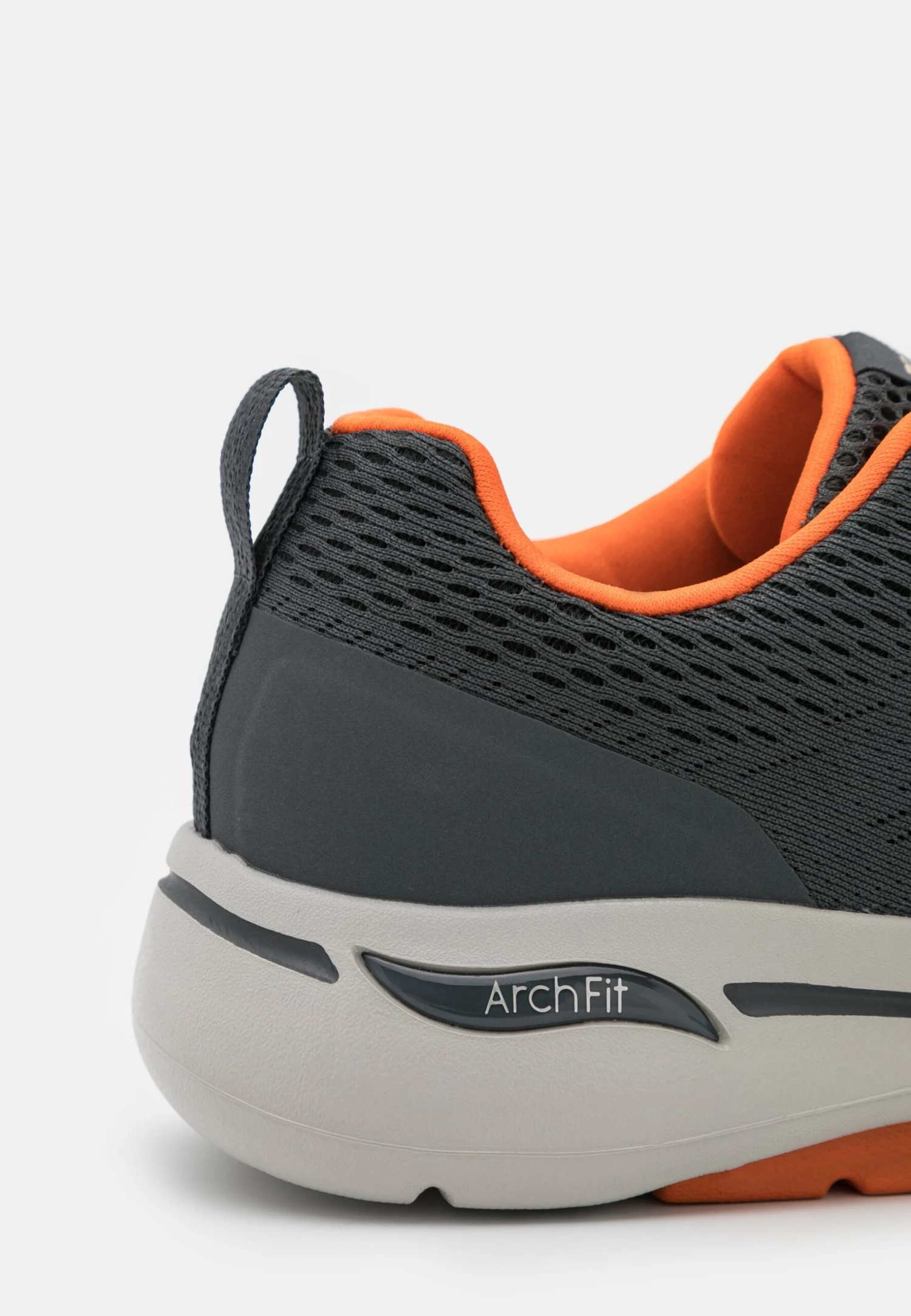 Go Walk Arch Fit - Walking Trainers - Charcoal/Orange 8 Go Walk Arch Fit - Walking Trainers - Charcoal/Orange - Image 6
