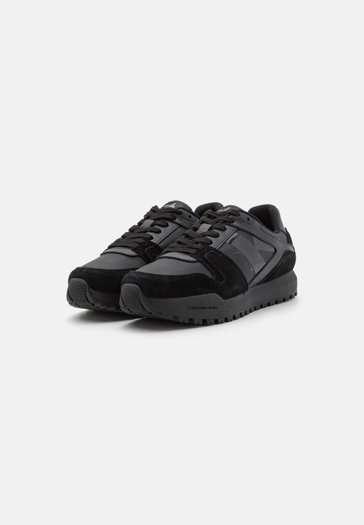 Calvin Klein Jeans Toothy Run Laceup- Trainers - Triple Black 4 Calvin Klein Jeans Toothy Run Laceup- Trainers - Triple Black - Image 2