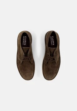 Clarks Originals Desert Coal - Casual Lace-Ups - Olive -Exquisite Shoes 1c135759ad42499f9b7f3dd250dce924