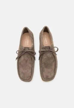 Clarks Originals Wallabee - Casual Lace-Ups - Dark Grey -Exquisite Shoes 25edd855289547379647ea910024e2a6