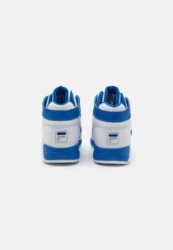 Fila Squad Mid - High-Top Trainers - White/Prime Blue 10 Fila Squad Mid - High-Top Trainers - White/Prime Blue -Exquisite Shoes 279e64c5b1f5488ea31f41bb2d450bc9