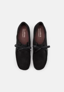 Clarks Originals Wallabee - Casual Lace-Ups - Black -Exquisite Shoes 2cea319d97b44343ae23583885ad6524