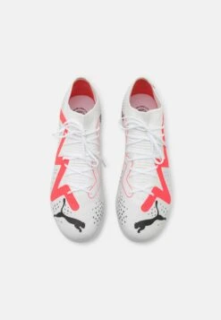Puma Future Match Mg - Moulded Stud Football Boots - White/Black/Fire Orchid -Exquisite Shoes 2fbd61e00e384ca4a1187a77d829bdd1