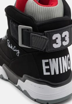 Ewing 33- High-Top Trainers - Black/Grey/Red -Exquisite Shoes 3a641c162fba45c09b45d0d73ee6ea1e