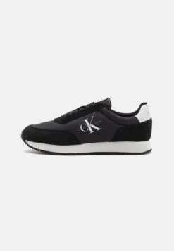 Calvin Klein Jeans Retro Runner - Trainers - Black/Bright White