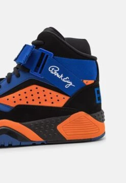 Ewing Focus - High-Top Trainers - Black/Orange/Royal Blue -Exquisite Shoes 3fddd8bd93f5408f98b547d074f7a476