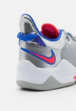 Nike Performance Pg 5 - Basketball Shoes - Metallic Silver/Hyper Royal/Laser Crimson -Exquisite Shoes 40ed55ae76004fc98a3ea4c34f135e6f