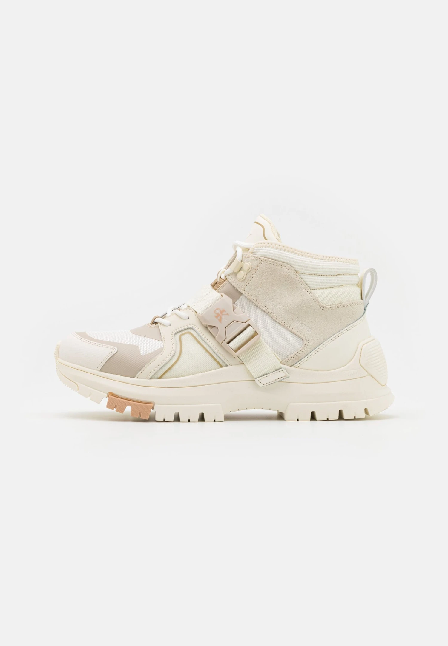 Calvin Klein Jeans Hybrid Hiking Boot - High-Top Trainers - Ivory 3 Calvin Klein Jeans Hybrid Hiking Boot - High-Top Trainers - Ivory