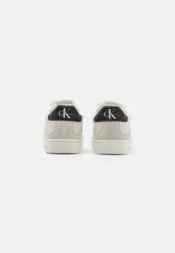 Calvin Klein Jeans Classic Cupsole Mono - Trainers - White/Black -Exquisite Shoes 475026d8a3564900ac59c30e947c8f1b