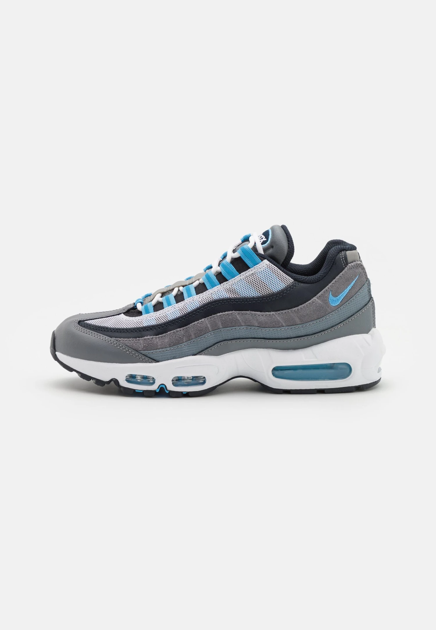 Nike Sportswear Air Max 95 Essential - Trainers - Cool Grey/University Blue/Dark Obsidian 3 Nike Sportswear Air Max 95 Essential - Trainers - Cool Grey/University Blue/Dark Obsidian