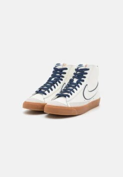 Nike Sportswear Blazer Mid 77 Prm Vrsty - High-Top Trainers - Sail/Midnight Navy -Exquisite Shoes 4d7ebc3322f94395a075e4c3b5f044ee