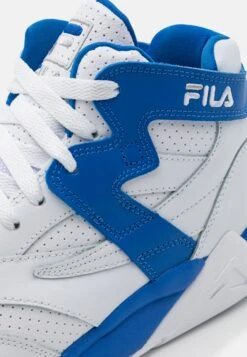 Fila Squad Mid - High-Top Trainers - White/Prime Blue 13 Fila Squad Mid - High-Top Trainers - White/Prime Blue -Exquisite Shoes 4fdf624c85a641b183b60cbd34873823