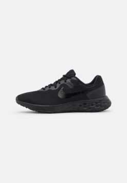 Nike Performance Revolution 6 Nn - Neutral Running Shoes - Black/Dark Smoke Grey