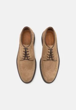 Hackett London Egmont Brogue - Lace-Ups - Camel -Exquisite Shoes 562fa89b02a943b2b3064f7d06665a8a