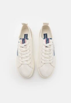 Pepe Jeans Allen Flag - Trainers - White -Exquisite Shoes 57dc8e9e3fb9423d9eb83b689c3a0798