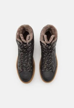 Bogner Bucharest - High-Top Trainers - Black/Nature -Exquisite Shoes 5ba0d2eb70f54841a026a277ea0de2e8