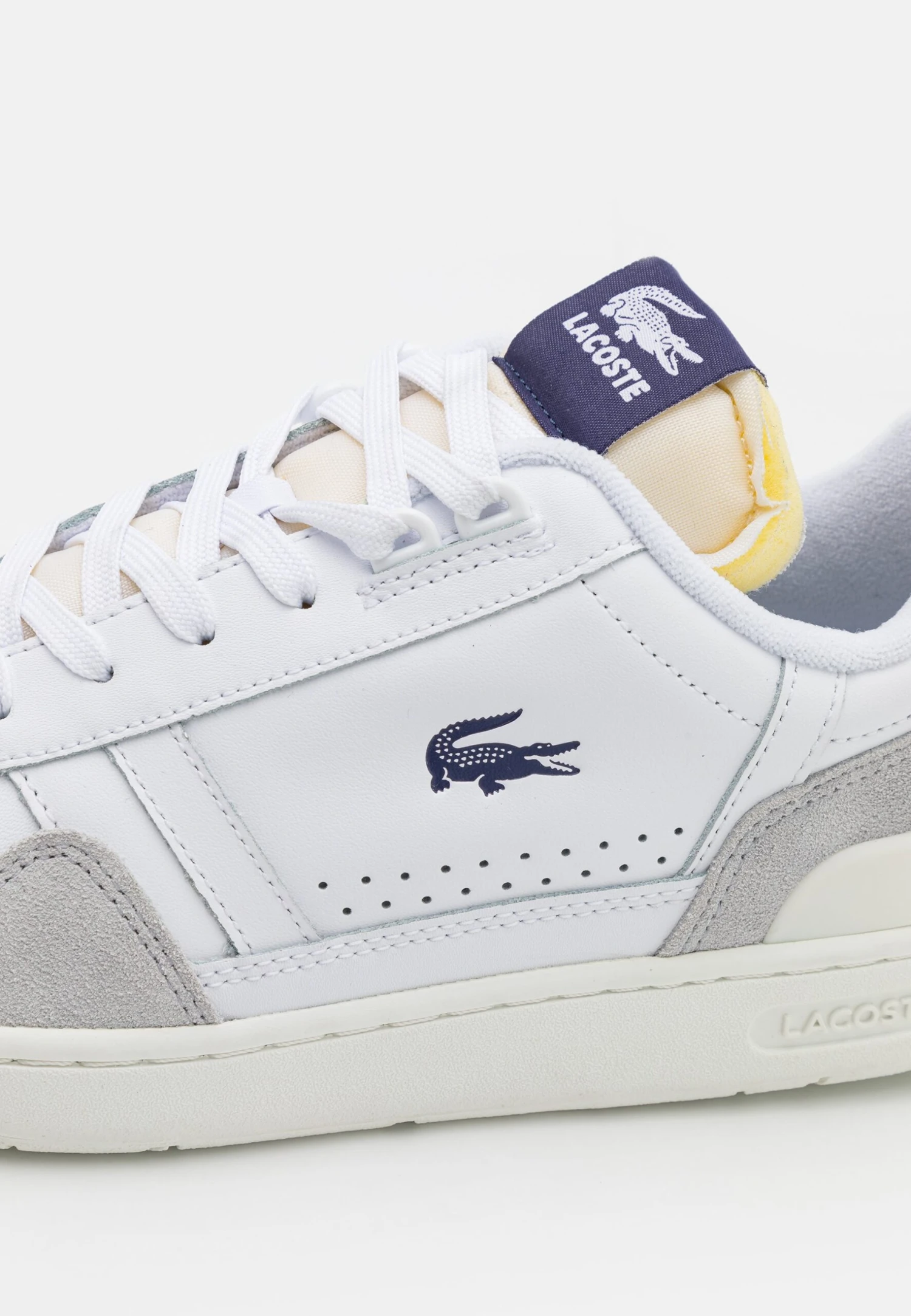 Lacoste T-Clip- Trainers - White/Navy 8 Lacoste T-Clip- Trainers - White/Navy - Image 6