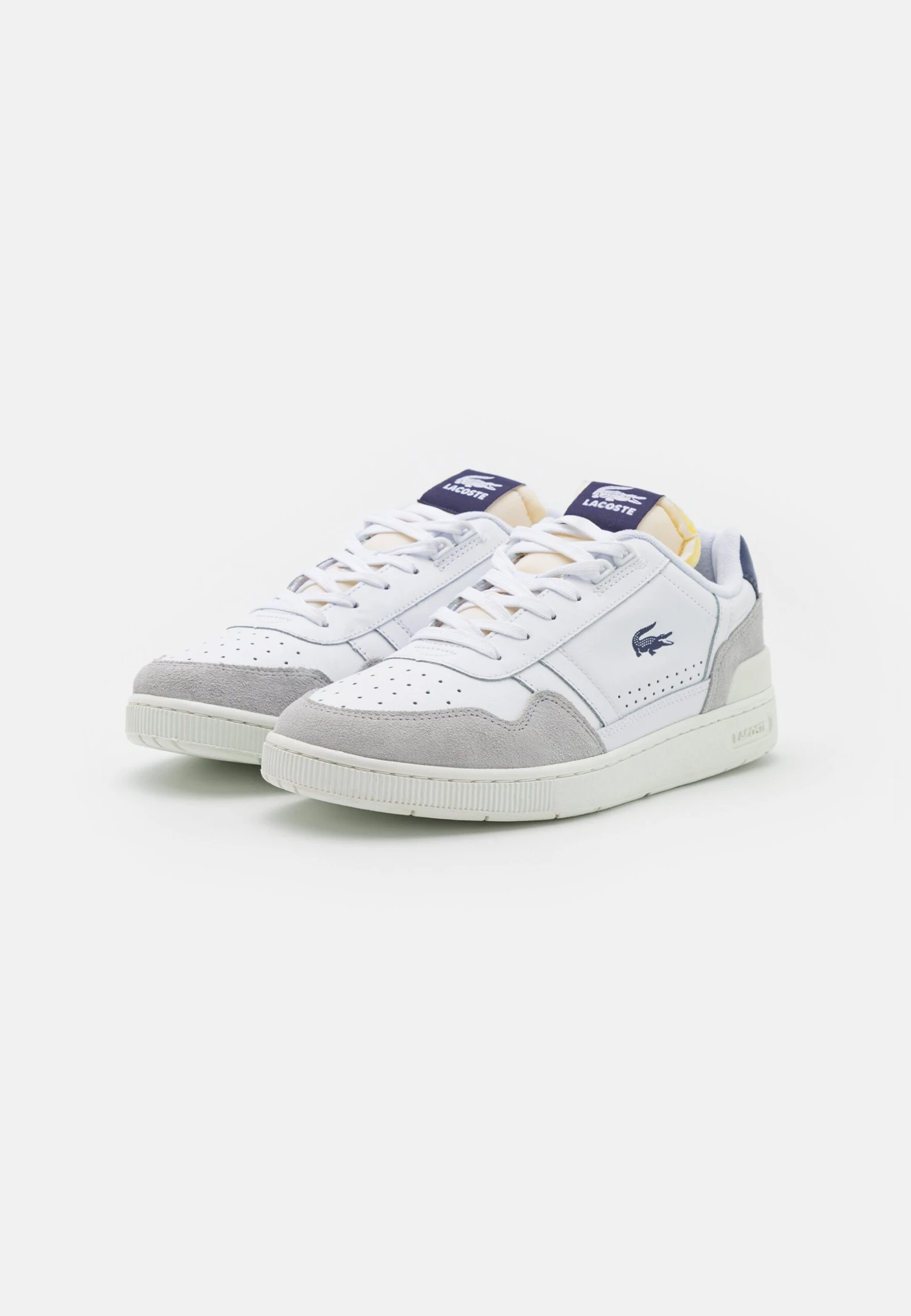 Lacoste T-Clip- Trainers - White/Navy 4 Lacoste T-Clip- Trainers - White/Navy - Image 2