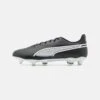 Puma King Match Mxsg - Screw-In Stud Football Boots - Black/White -Exquisite Shoes 63d550df1c604ca4bf9deceb68710a99