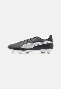 Puma King Match Mxsg - Screw-In Stud Football Boots - Black/White
