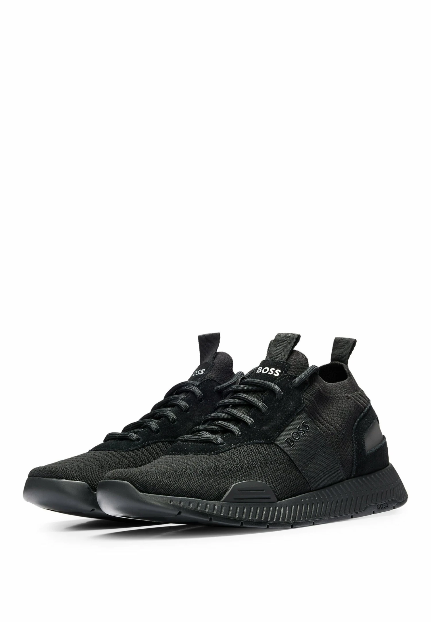 Boss Titanium Runn Knst N - Trainers - Black One 5 Boss Titanium Runn Knst N - Trainers - Black One - Image 3