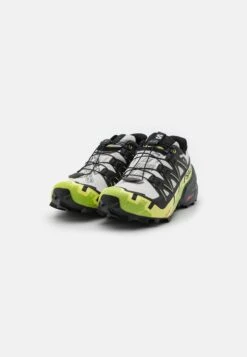 Salomon Speedcross 6 Gtx - Hiking Shoes - Lunar Rock/Black/Sunny Lime -Exquisite Shoes 6adb648ca8d9485ab51fa5dd8d68ef12
