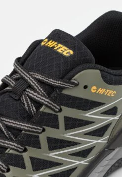 Hi-Tec Trail Destroyer - Hiking Shoes - Olive/Black/Gold -Exquisite Shoes 6d197a5e18ee449e861645bc3b4249dd