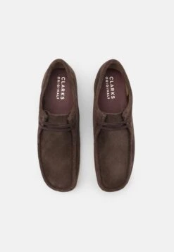 Clarks Originals Wallabee - Casual Lace-Ups - Dark Brown -Exquisite Shoes 6d4cdc7ac7c34f298d627f936a1c45c5