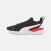 Puma Anzarun Lite Unisex - Neutral Running Shoes - Black/White/Red -Exquisite Shoes 6d8f04b021dc4fc4bf35a758f26553be