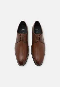Boss Derrek Derb - Smart Lace-Ups - Medium Brown 11 Boss Derrek Derb - Smart Lace-Ups - Medium Brown -Exquisite Shoes 7296af7230f145b59447d7221b26967d