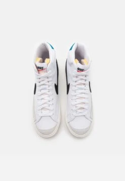 Nike Sportswear Blazer Mid '77 Vntg - High-Top Trainers - White/Black/Blue Lightning/Team Orange -Exquisite Shoes 768f3f9390b04b269f83c5013f6e87ba