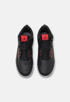 Jordan Max Aura 5 - High-Top Trainers - Black/University Red/White/Cement Grey -Exquisite Shoes 76d3f8700da8490288ca04453c225034