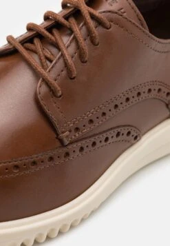 Cole Haan Grand Wingtip Oxford - Casual Lace-Ups - British Tan/Ivory -Exquisite Shoes 83ddfd3e531342638f8eef75a4ccf1f3