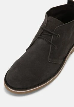 Jack & Jones Jfwbravo Desert Boot - Casual Lace-Ups - Pirate Black -Exquisite Shoes 88517e5a4f3b4db0a8a11fd8ea32a2d5