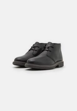 Cole Haan Go To Lace Chukka - Casual Lace-Ups - Black/Dark Pavement -Exquisite Shoes 8ddec9ab766548598cc7cf7195022042
