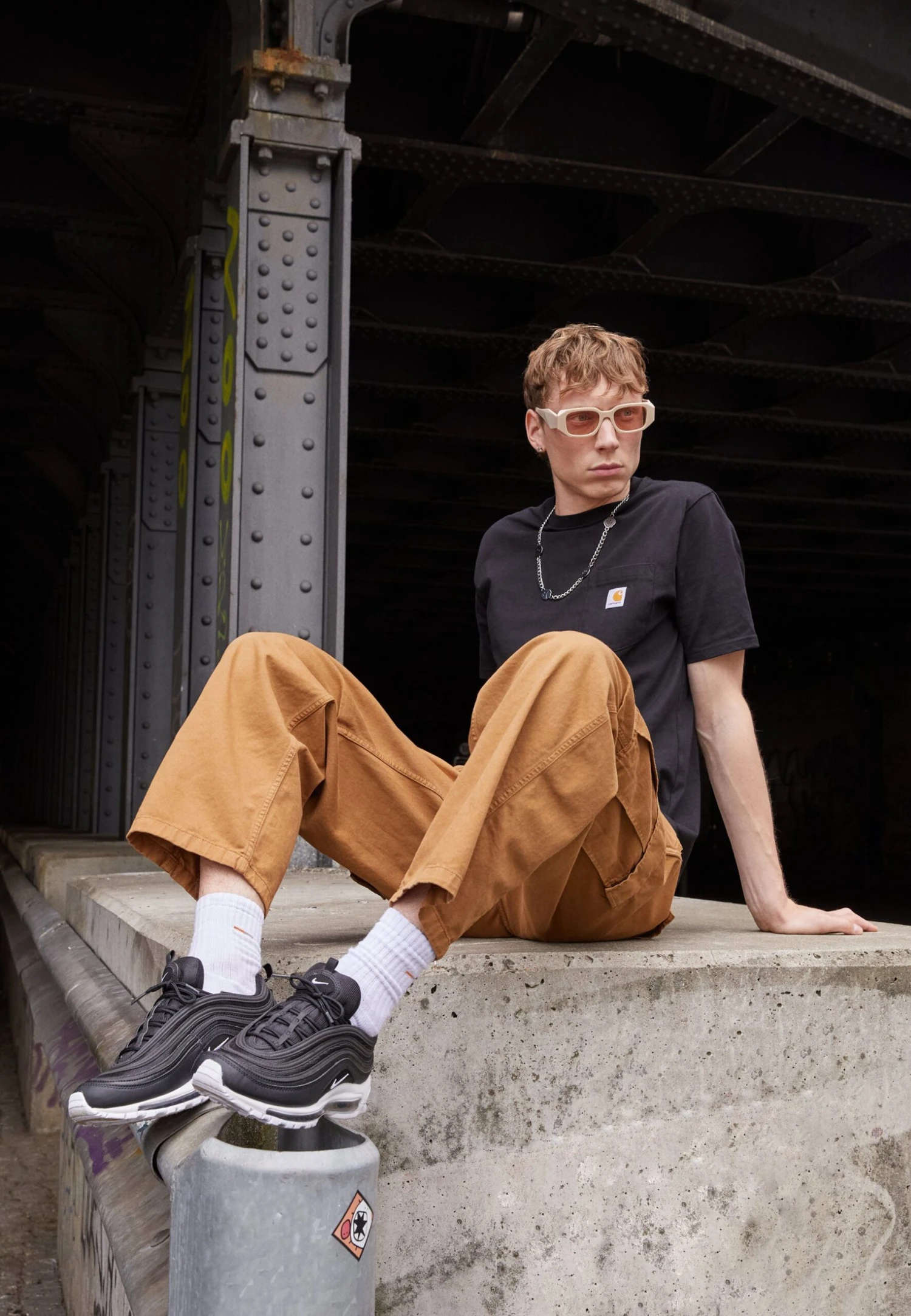 Nike Sportswear Air Max 97 - Trainers - Black/White 5 Nike Sportswear Air Max 97 - Trainers - Black/White - Image 3