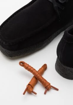 Clarks Originals Wallabee - Casual Lace-Ups - Black -Exquisite Shoes 96fe2f3b9e144a95a6cb274da6229cf7