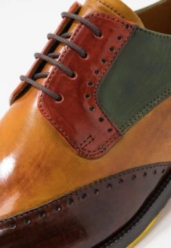 MELVIN & HAMILTON Jeff 14 - Lace-Ups - Wood/Yellow/Dark Winter Orange/Ultra Green/Turquoise/Rich Tan/Pop Yellow -Exquisite Shoes 98751e383d6c48d8ab6edcd5499c74a1