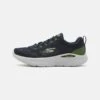 Go Run Lite - Walking Trainers - Navy/Lime -Exquisite Shoes 998c9b5d618449f0828d67c96bb6d904