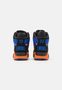 Ewing Focus - High-Top Trainers - Black/Orange/Royal Blue -Exquisite Shoes a2cb078e77734940ad3ee94a2619cd8c