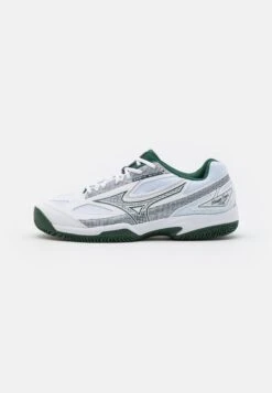 Mizuno Break Shot 4 Cc - Clay Court Tennis Shoes - White/Pineneedle/Papyrus