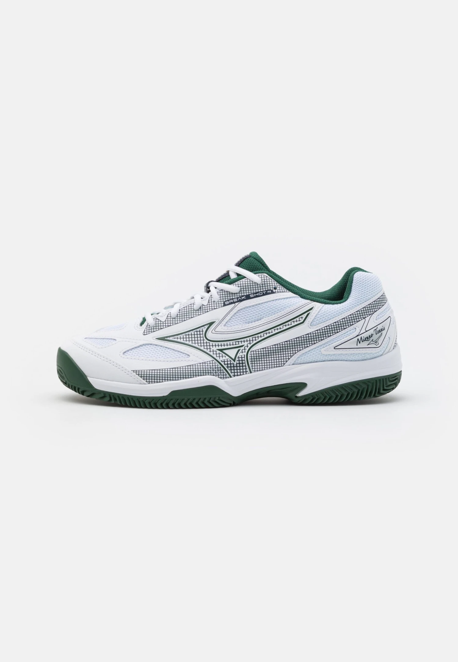 Mizuno Break Shot 4 Cc - Clay Court Tennis Shoes - White/Pineneedle/Papyrus 3 Mizuno Break Shot 4 Cc - Clay Court Tennis Shoes - White/Pineneedle/Papyrus