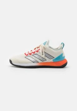 ADIDAS PERFORMANCE Adizero Ubersonic 4 Clay - Clay Court Tennis Shoes - Chalk White/Silver Metallic/Preloved Blue