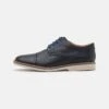Clarks Atticus- Casual Lace-Ups - Navy -Exquisite Shoes ce3e2b145068413f9bb408ba8cd1e73e