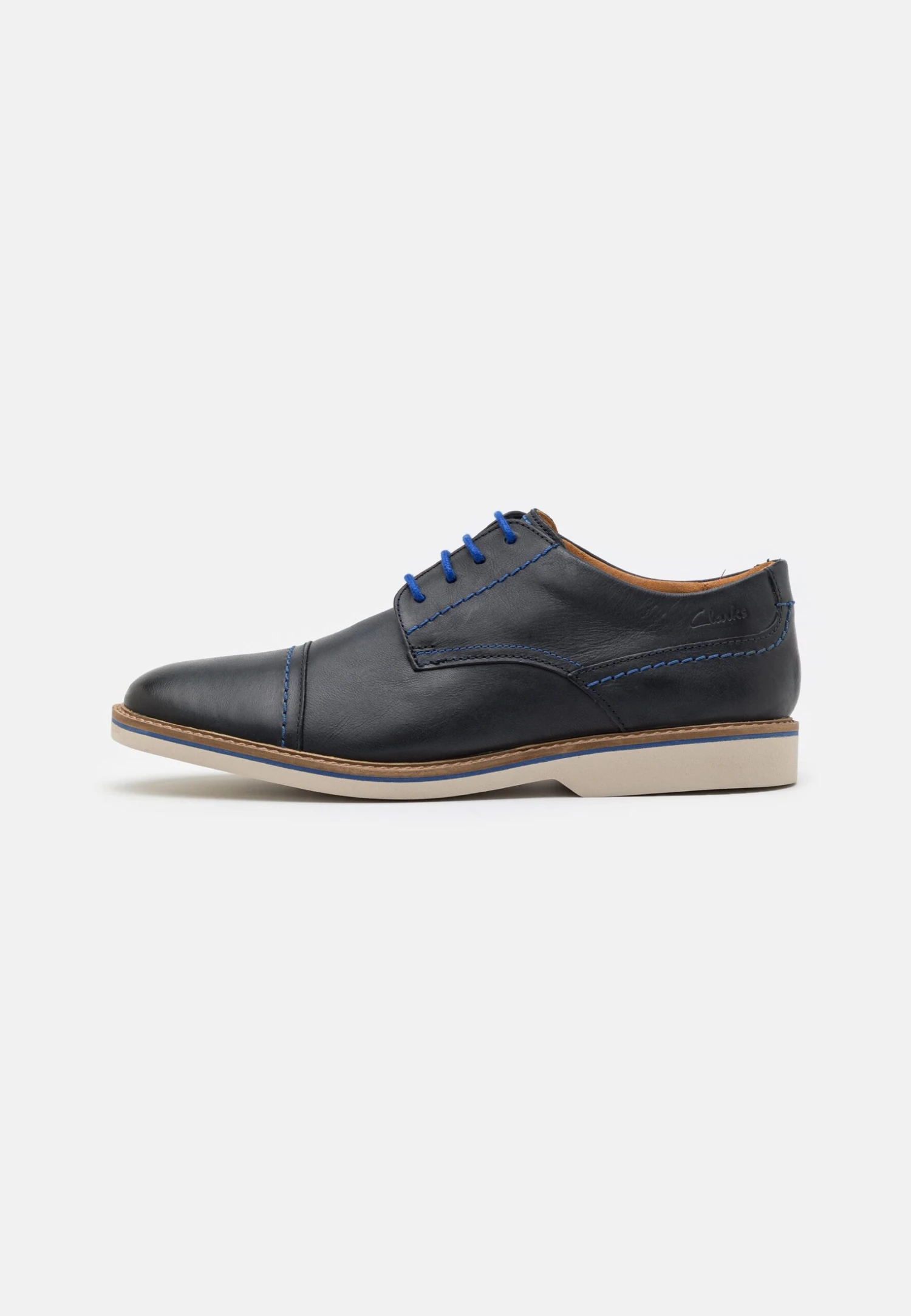 Clarks Atticus- Casual Lace-Ups - Navy 3 Clarks Atticus- Casual Lace-Ups - Navy