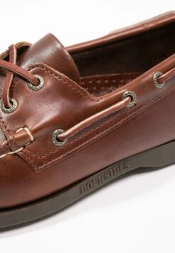 Sebago Docksides Portland Waxed - Boat Shoes - Brown -Exquisite Shoes d203777d9f394e22b67e30d370f2ba38